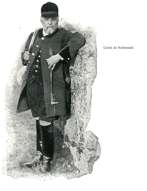 Le comte de Vatimesnil - Photo tirée de l'ouvrage La Chasse à travers les Âges - Comte de Chabot (1898) - A. Savaète (Paris) - BnF (Gallica)